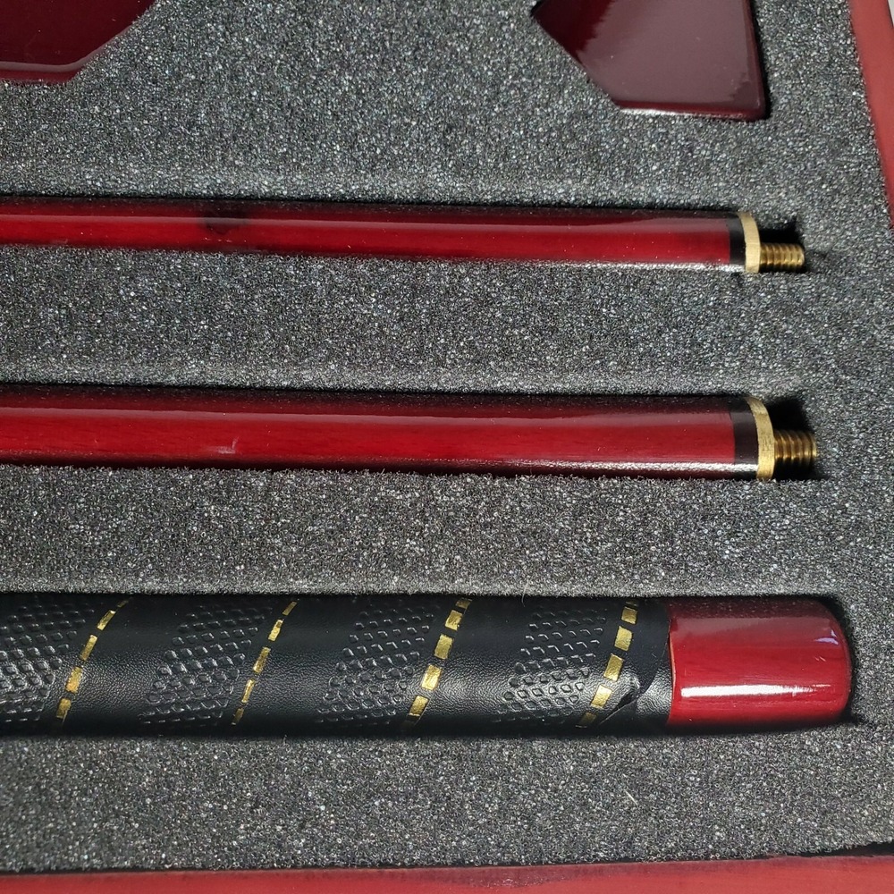Travel Putting Practice Set In Wooden Case Putter, 2 Balls, 1 Cup 35" - Picture 4 of 11